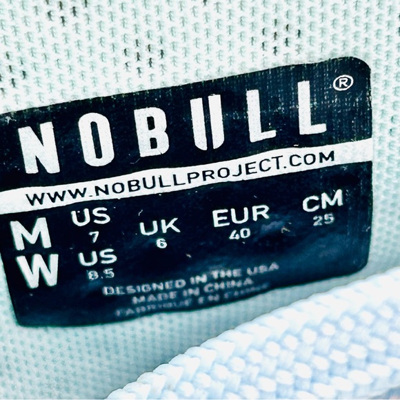 NoBull SF Trainer plus High top Training Shoes Sneakers blue New Women Size 8.5 - Picture 2 of 9